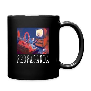la propagande - Mug uni - noir - Droite