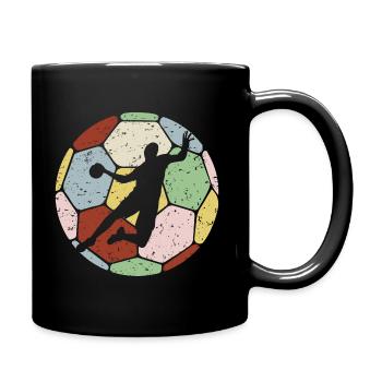 hand, gift, handball, handball, gifts - Full Colour Mug - black - Right