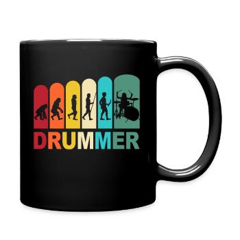 Drummer Evolution Drummer Drums Batterie - Mug uni - noir - Droite