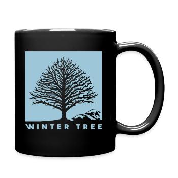 T-shirts with prints - Winter tree - Full Colour Mug - black - Right