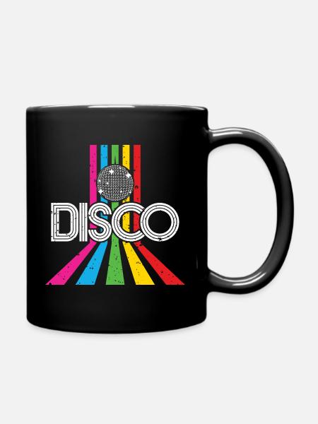 Disco 80's Party Retro 80's Disco cadeau - Mug uni - noir