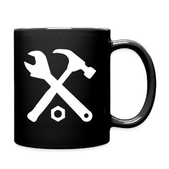 Clé artisanat outil artisanat - Mug uni - noir - Droite