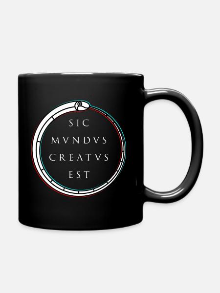 Sic mundus creatus est - Mug uni - noir