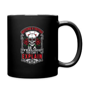 Tatoueur - Mug uni - noir - Droite