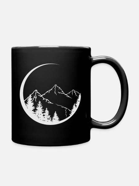 Cadeau d’anniversaire pour les montagnes et les randonneurs - Mug uni - noir