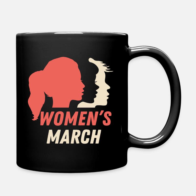 MARCHE DES FEMMES - Mug uni - noir