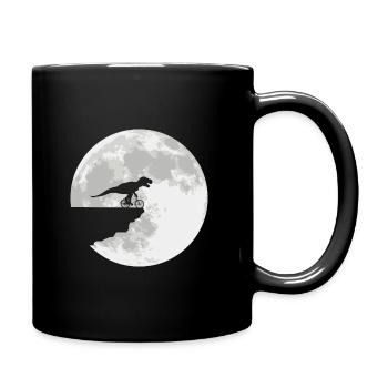 Dinosaure Tyrannosaurus Cyclistes - Mug uni - noir - Droite