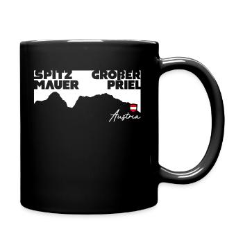 Large Priel Spitzmauer Totes Gebirge Austria Berg - Full Colour Mug - black - Right