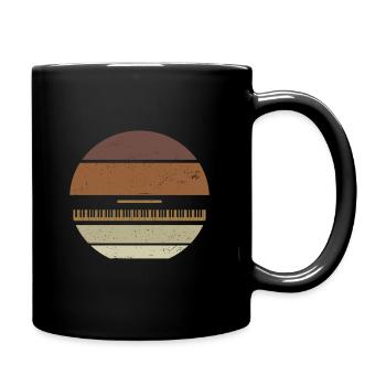 Piano Keyboard Instrument Pianists Piano Piano Piano - Full Colour Mug - black - Right