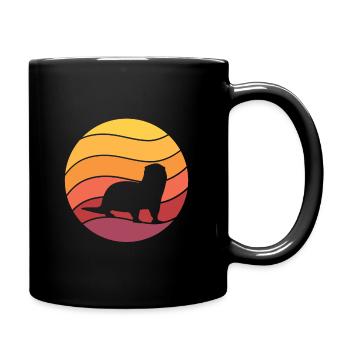 Loutre loutre loutre loutre loutres idées cadeaux animaux - Mug uni - noir - Droite