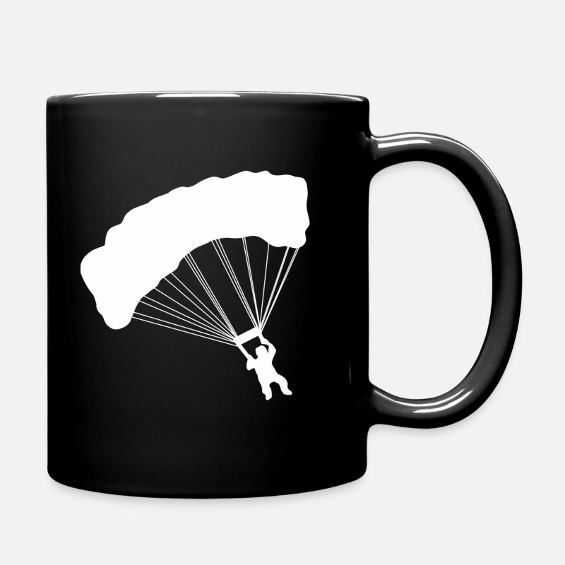 Parachutage parachute - Mug uni - noir
