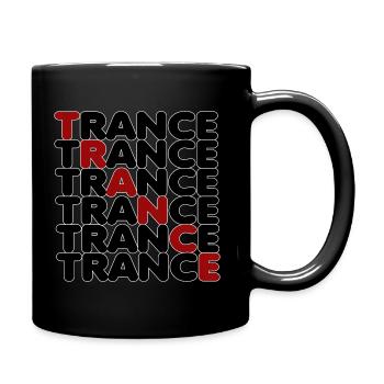 trance trance trance trance trance - Tasse einfarbig - Schwarz - Rechts