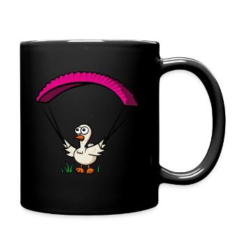 Groundhendl Groundhandling Hendl Parapente Poulet - Mug uni - noir - Droite