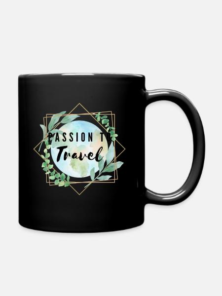 Passion to Travel Edition - Tasse einfarbig - Schwarz