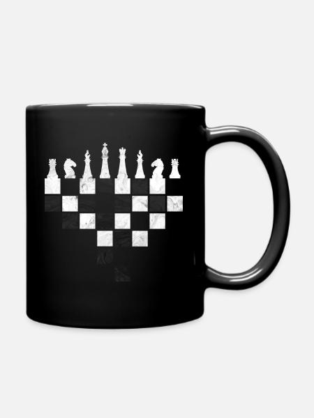 Chess - Full Colour Mug - black