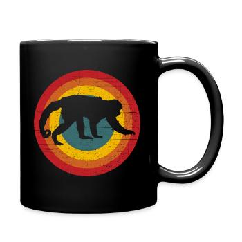 Singe - Mug uni - noir - Droite