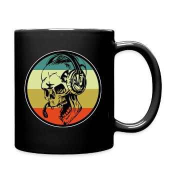Gaming Skull - Full Colour Mug - black - Right