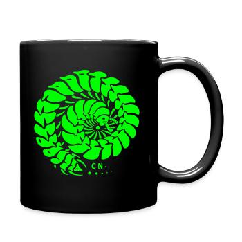 Motyxia cyanide (neon green) - Full Colour Mug - black - Right