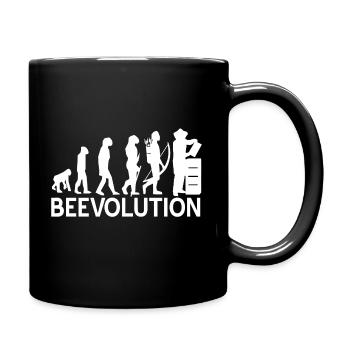 Abeilles Abeilles Evolution Apiculture - Mug uni - noir - Droite