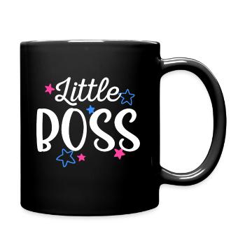 Petit patron Petit patron Bébé bébé est le chef - Mug uni - noir - Droite