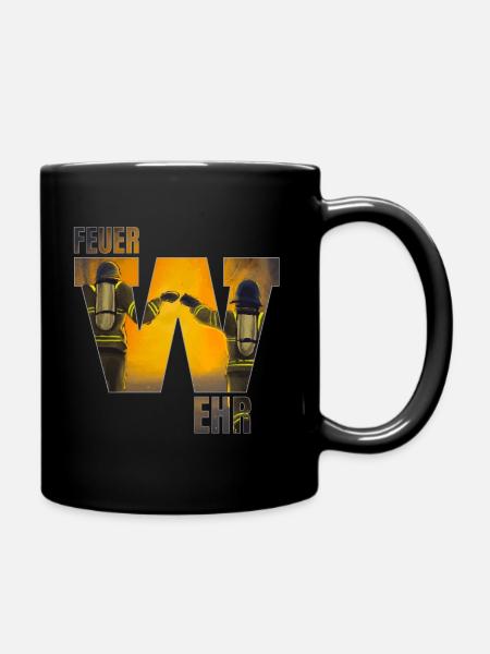 Feuerwehr fist pump! - Tasse einfarbig - Schwarz