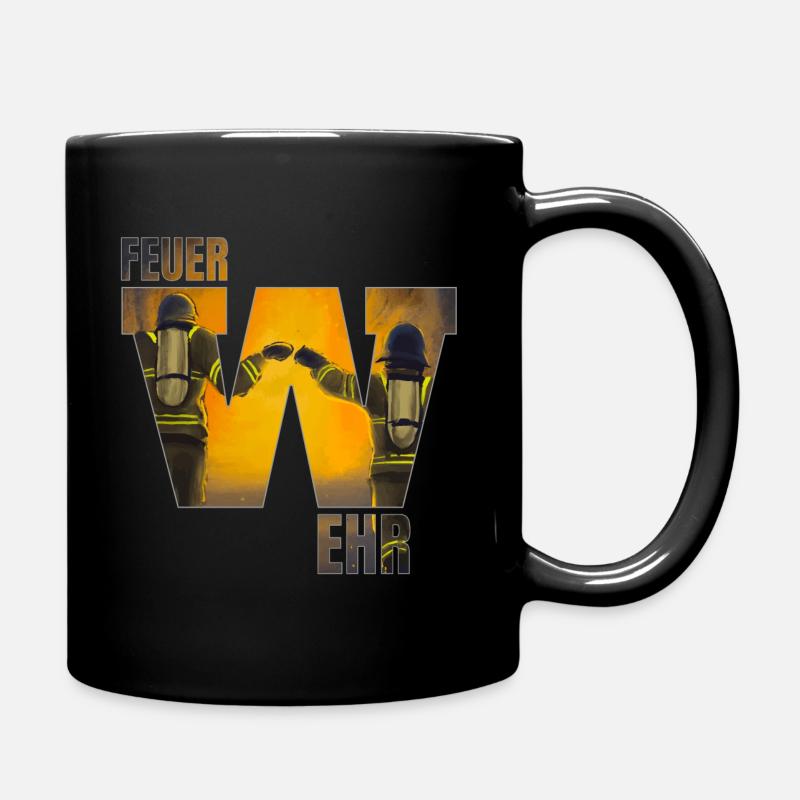 Feuerwehr fist pump! - Tasse einfarbig - Schwarz