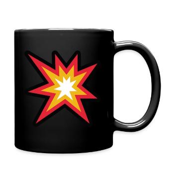 Danger d’explosion - Mug uni - noir - Droite