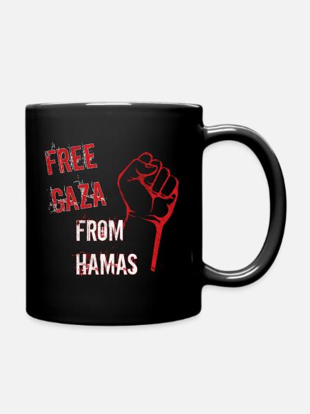 free gaza from - Mug uni - noir