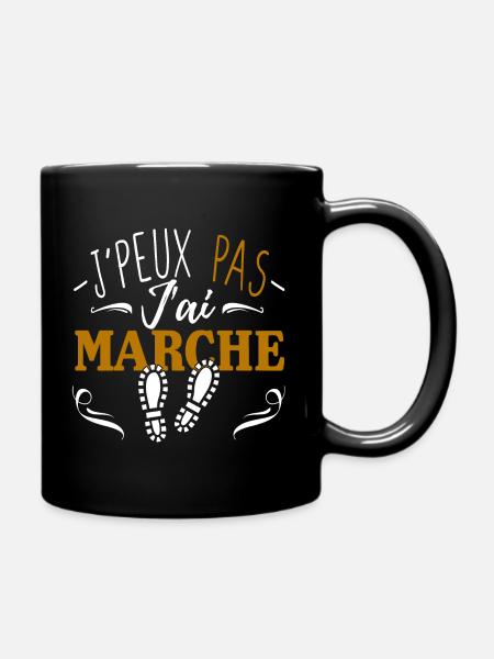 J'peux pas j'ai marche - Mug uni - noir
