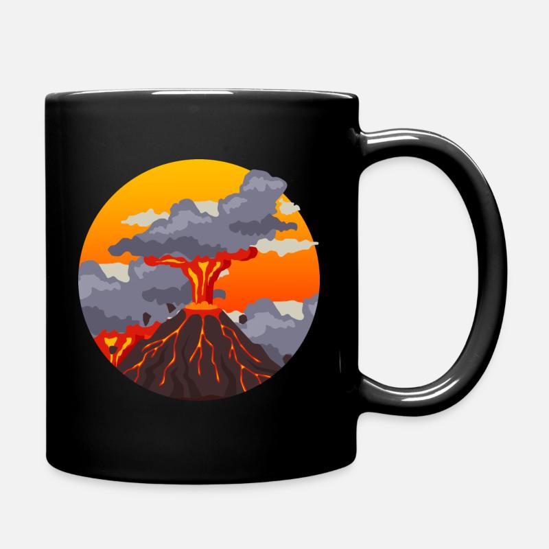 Vulkan - Tasse einfarbig - Schwarz