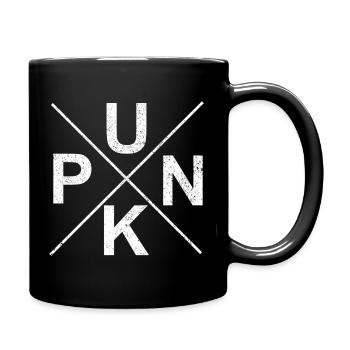 PUNK Brusttasche - Tasse einfarbig - Schwarz - Rechts