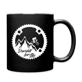VTT - Downhill for Life - Mug uni - noir - Droite