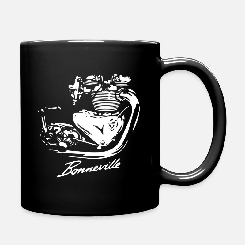 Classic Bonneville Britisch Motor - Tasse einfarbig - Schwarz