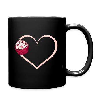 Gâteau de cuisson cadeau - Mug uni - noir - Droite