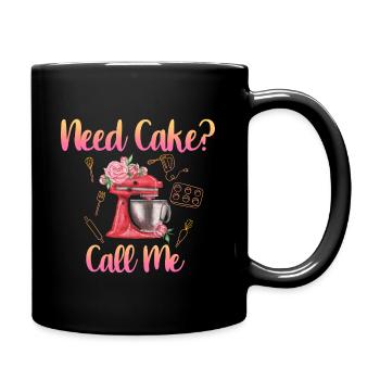 Gâteau de cuisson cadeau - Mug uni - noir - Droite