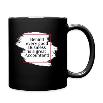 Accountant Accounting Cpa Funny Saying Gift - Full Colour Mug - black - Right