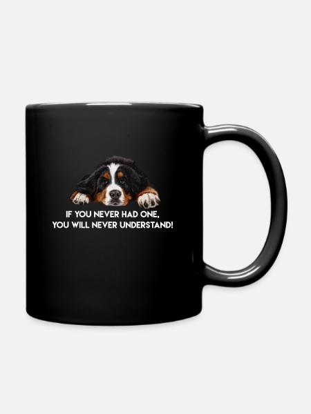 Bernese Mountain dog - Full Colour Mug - black