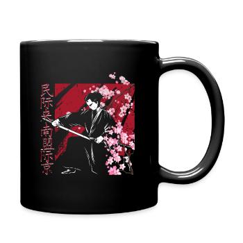 Fleurs de cerisier Fleurs Japon - Mug uni - noir - Droite