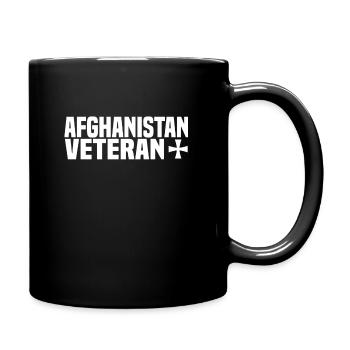 afghanistan veteran - Tasse einfarbig - Schwarz - Rechts