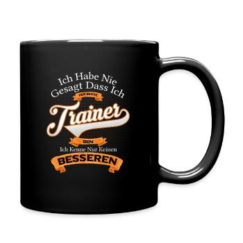 Trainer - Tasse einfarbig - Schwarz - Rechts
