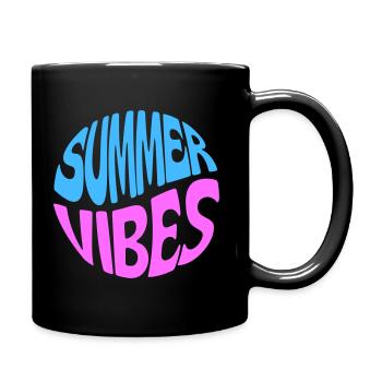 Summer Vibes - Full Colour Mug - black - Right