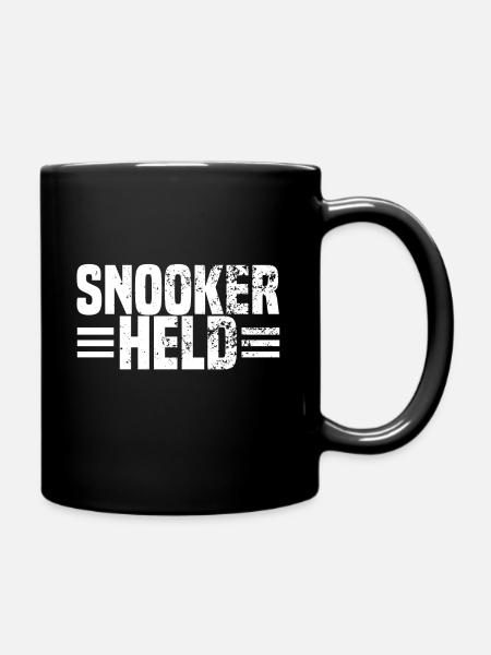 snooker held - Tasse einfarbig - Schwarz