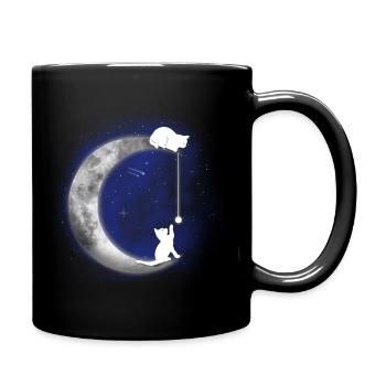 Chat - Mug uni - noir - Droite