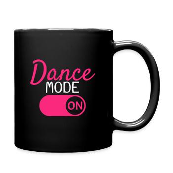 Rhythmus Tanzen Tanz - Tasse einfarbig - Schwarz - Rechts