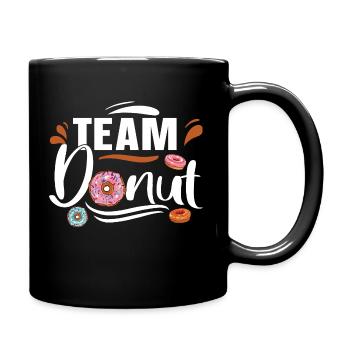 Team Donut Gâteau Bonbons Dessert Humour Cadeau - Mug uni - noir - Droite