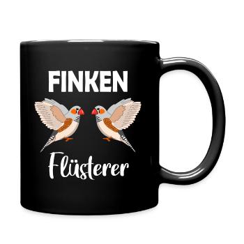 Finken-Flüsterer Zebrafinken Vögel - Vogel - Tasse einfarbig - Schwarz - Rechts