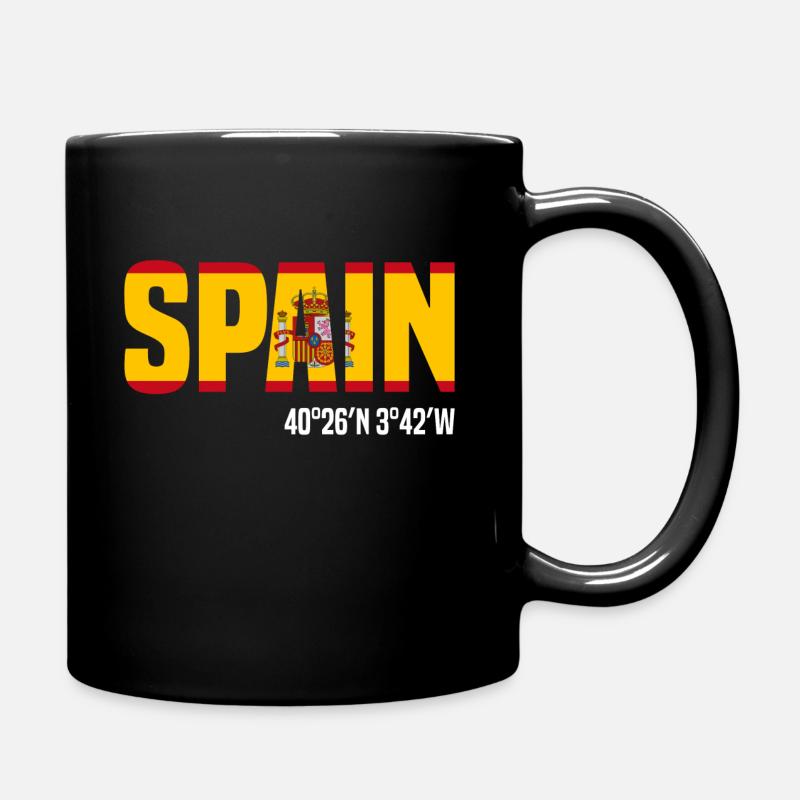 Spanien - Tasse einfarbig - Schwarz