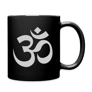 reine du yoga - Mug uni - noir - Droite