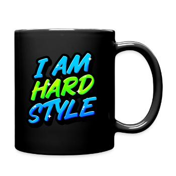 I am Hardstyle emote - Tasse einfarbig - Schwarz - Rechts
