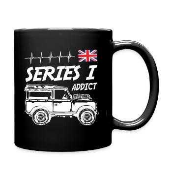 Landy Rover Series I Addict - Tasse einfarbig - Schwarz - Rechts